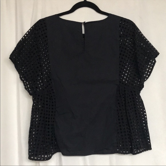 Madewell Eyelet floatweave top blouse XS - Picture 5 of 5